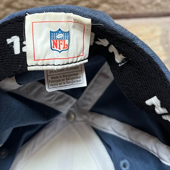 NFL Seatttle Seahawks Vintage Ballcap Hat Blue White - Picture 6 of 9